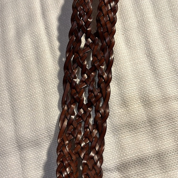 Genuine Leather Double Braided Belt Size XL main image 8